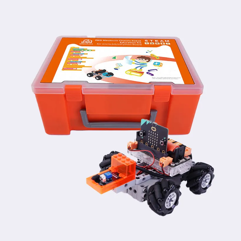 4WD Mecanum Chassis Robot Education Kit - Weeemake